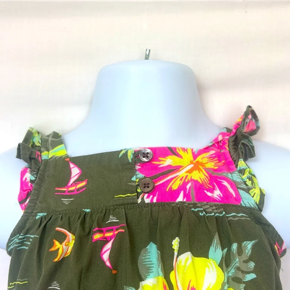 Carter’s | Baby Girl Tropical Floral Dress & Bloomers Set – Summer Outfit